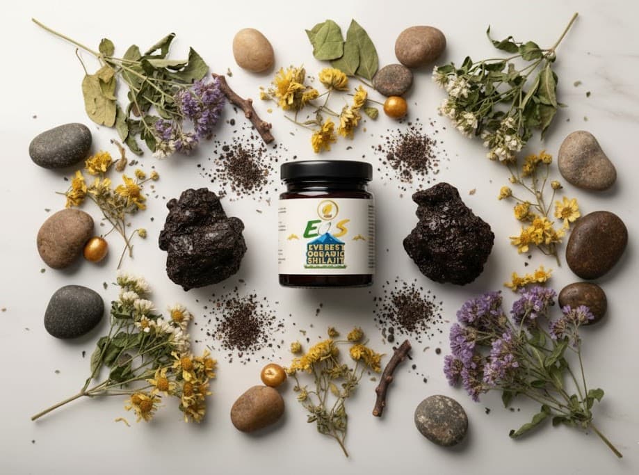 Himalayan landscape with Everest Organic Shilajit